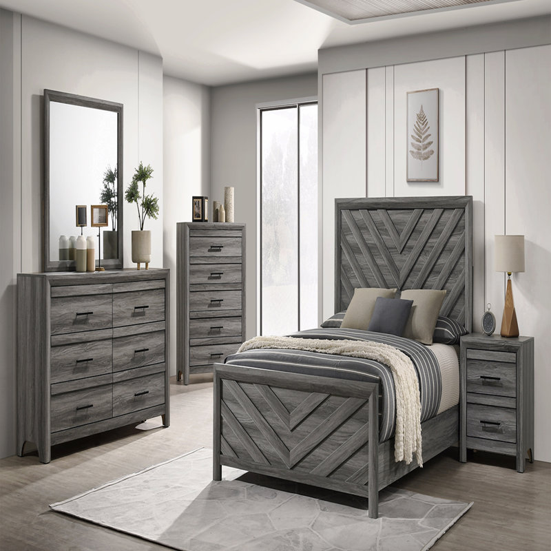 Miroir de style moderne en bois