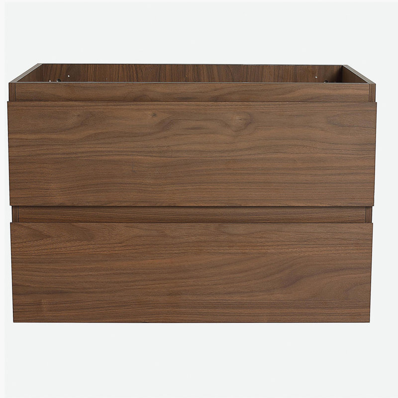 Meuble-lavabo mural de 30 po (armoire seulement), Chêne brun