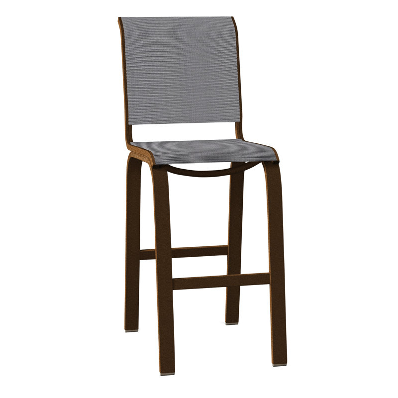 Tabouret de bar 29,5 po Holna, Titane Sunbrella®, Kona texturé