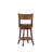 Analuz Swivel Upholstered Counter Stool with Solid Wood Frame-2143725344-2143725345