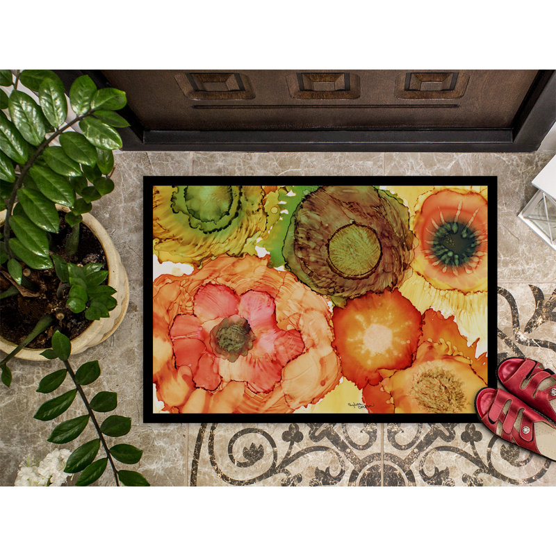 Westhope Floral Outdoor Doormat, 2' x 3'
