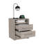 Alex-Jay 40cm W Manufactured Wood Bedside Table-1407924992