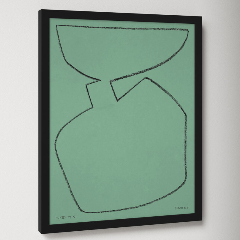 Sage 2 by Michael Kempen, Black Framed, 16" W x 20" H