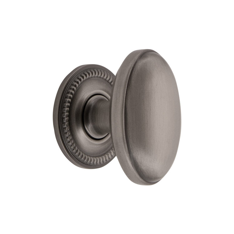 Eden Prairie Oval Knob, Antique Pewter