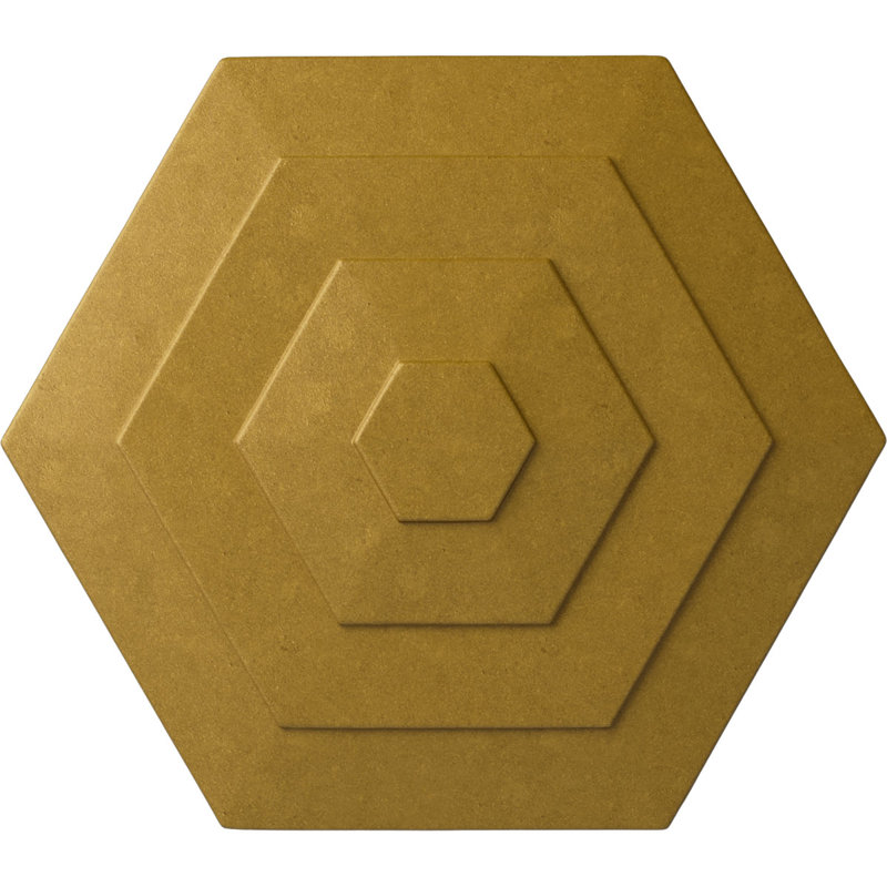 Médaillon de plafond 23 1/4 po x P 7/8 po Woodruff, Or du Pharaon