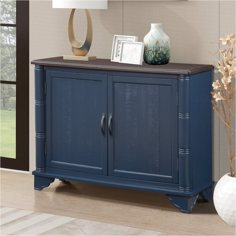 40"  Console Table With Storage Shelf, Retro Entryway Table With Adjustable Storage Shelf, Sofa Couch Table For Hallway, Entry Way, Living Room