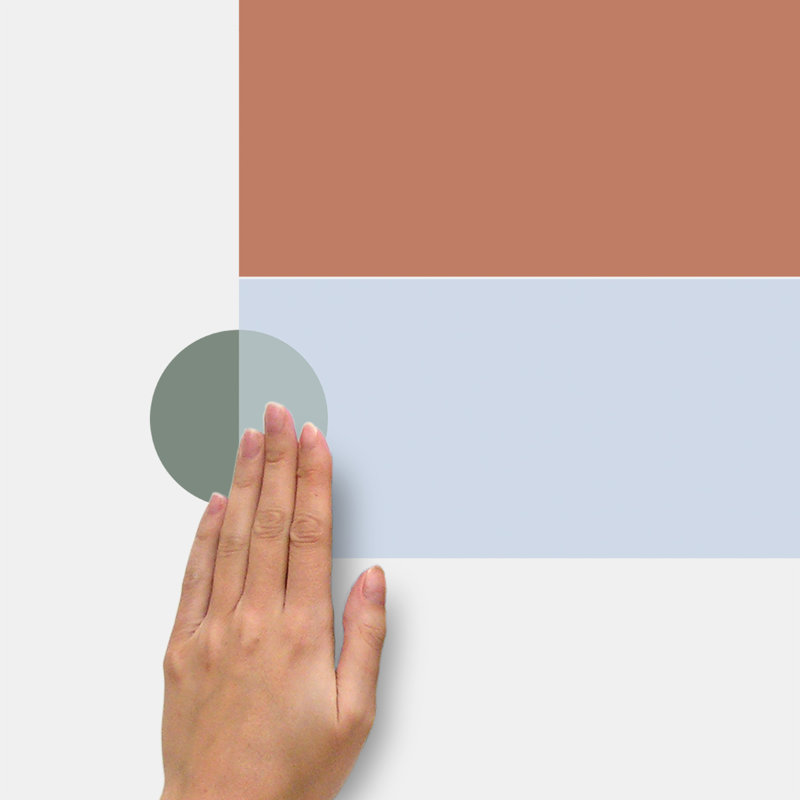 Modern Multicolor Geometric Peel and Stick Wall Decals