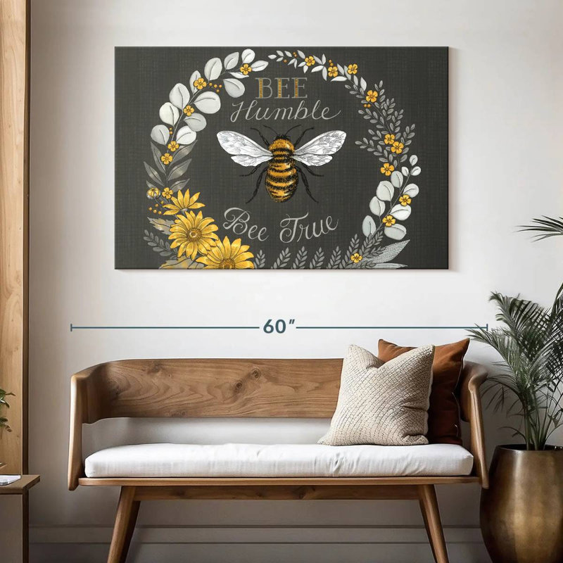 Brampt Bee Humble Bee True, 32" H x 48" W