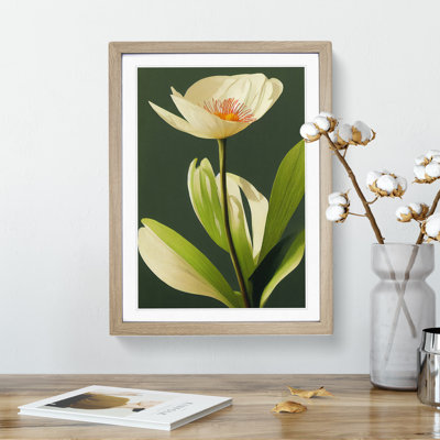 A Seductive Flower 1 Piece Single Picture Frame Wall Art