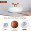 Plafonnier semi-encastré de style moderne Mid-Century doré, luminaire de cuisine avec abat-jour en verre, plafonnier blanc rétro pour salle de bain de vestibule (11,0 po)