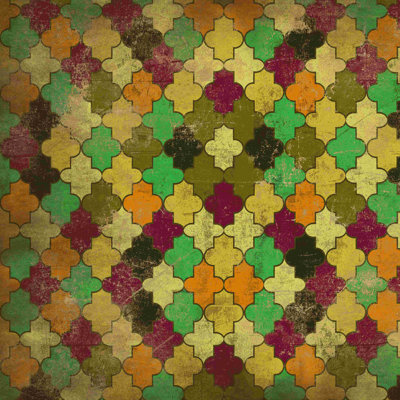 " Quatrefoil Pattern " Painting Print