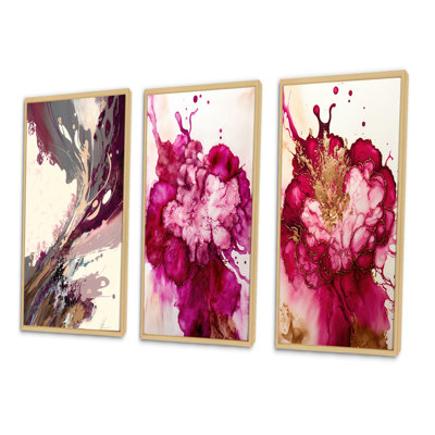 " Celebration In Raspberry Blush " 3 - Pieces