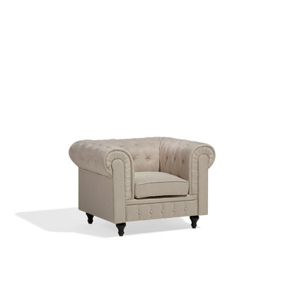 Lefever Upholstered Chesterfield Chair