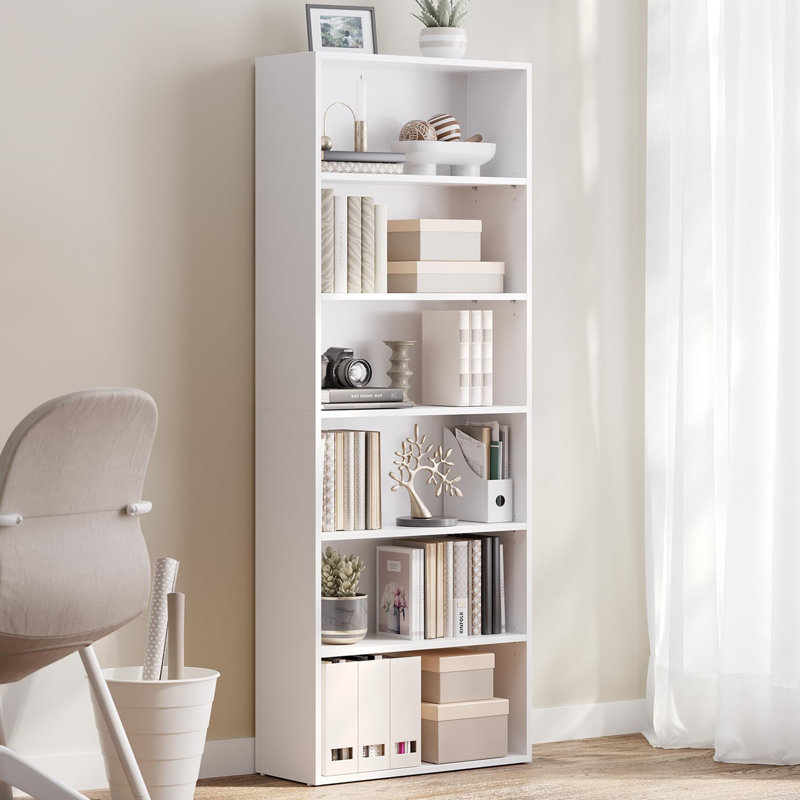 160.7 cm H x 60 cm W Book Display Bookcase, Cloud White