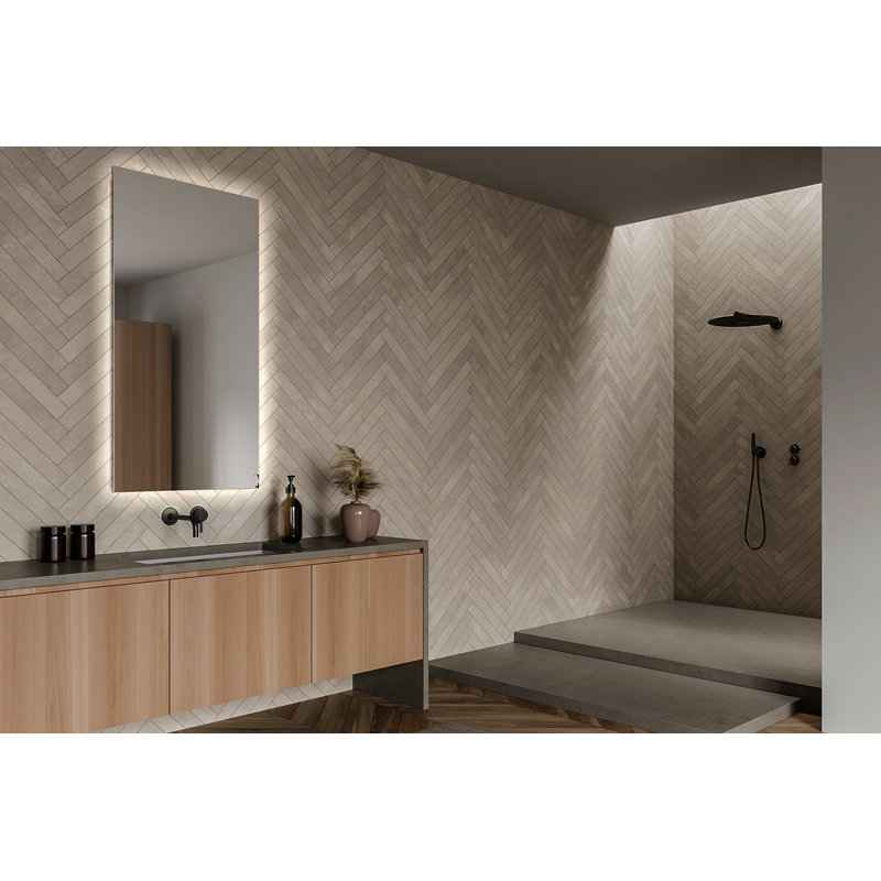 Kena Flat Wall Mirror, 50 H x 50 W