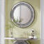 Miroir rond en cristal 33,46 "(85Cm)