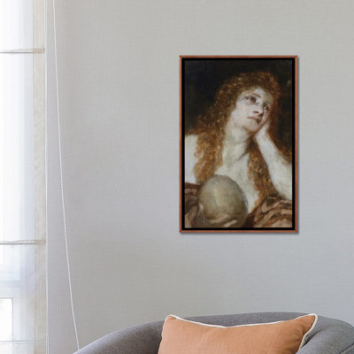 The Penitent Mary Magdalene (1873) - Wall Art Print - Framed Canvas