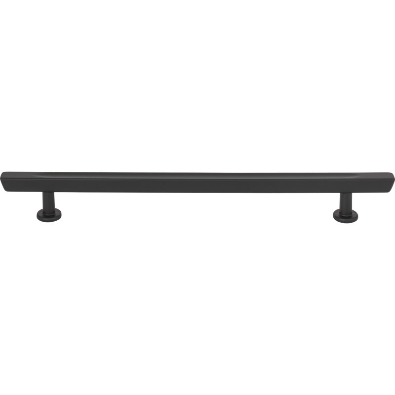 Matte Black 9 7/8" Modern Bar Handle with Mounting Hardware