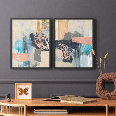 Reductive I-Premium Framed Print -Ready to Hang - No Nails Required - No Nails Required