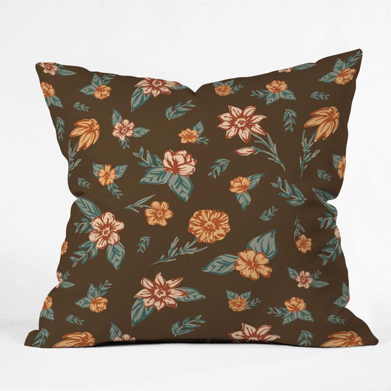  Coussin intérieur / extérieur Retro Vintage Florals