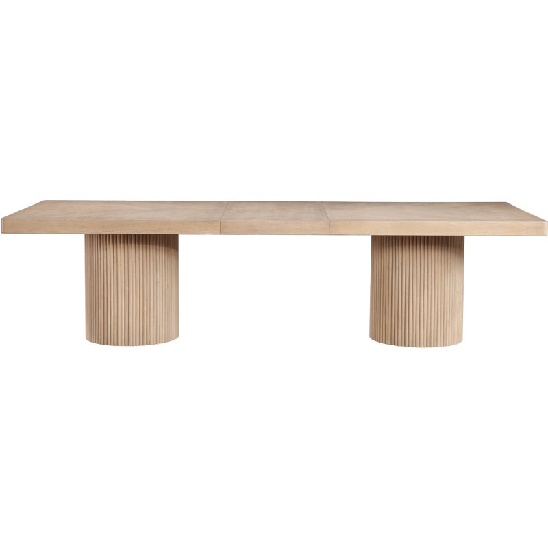 Belinda Rectangular 96'' L x 48'' W Dining Table, Oak