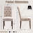 Tiarnna Linen Side Chair Dining Chair-960692812