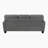 Ochee 85" Modern & Contemporary Chenille Sofa with Reversible Back Cushions & Included Décor Pillows-978424323