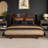 Charleston Queen Wood Murphy Bed Chest with 6" Mattress-1006409636