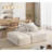 Boneless Modern Oversized Modular Sectional Sofa,Sparkling Chenille Fabric Soft Cushion Sofa With 2 Pillows,DIY Combination Tufted Sofa,No Assembly Required-39239973