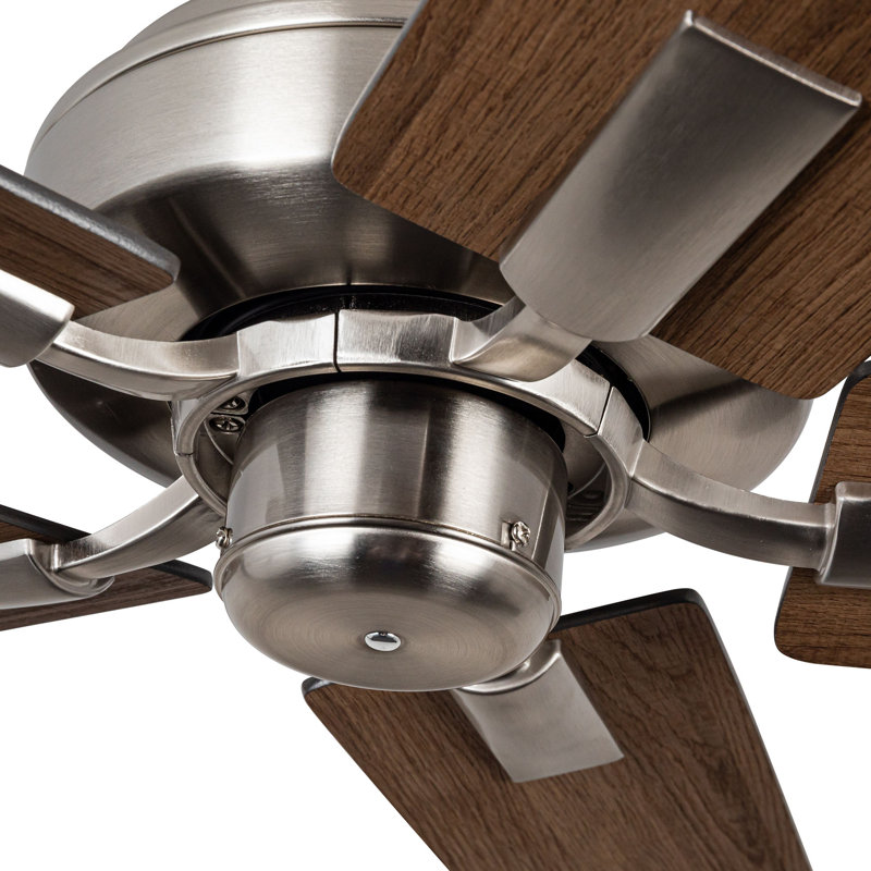 Erikson Ceiling Fan, Black, Brushed Nickel