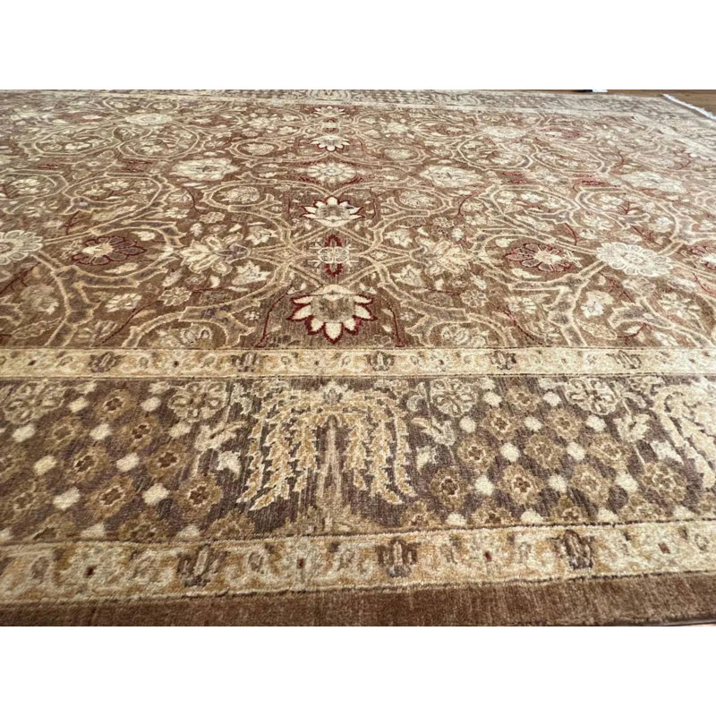Canvello Fine Hand Knotted Pak Silkroad Tabriz Design Rug - 6'1'' X 9'3''