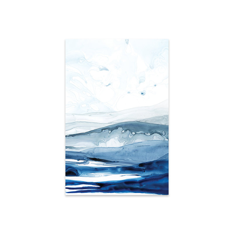 Azure Azure II, impression sur verre acrylique, H 24 po x l 16 po x P 0,25 po