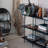 Long Wood and Metal 3-Tier Modern Shelf