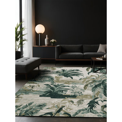 Tapis gris soyeux et moelleux
