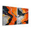 2 Piece Wrapped Canvas Wall Art