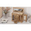 Boîte à bijoux en bois avec miroir et boîte de rangement pour bijoux-111549957