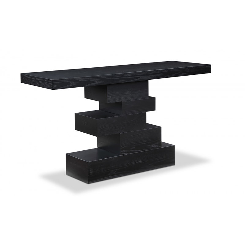 Howund 56'' Console Table, Black