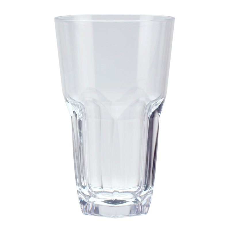 Cecille 23oz. Acrylic Drinking Glass Set, Clear