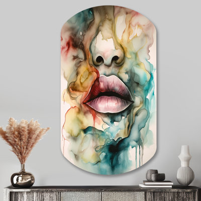 Haith - Fashion Woman Cylinder Shape Irregular Metal Wall Decor