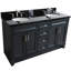 Ensemble de meuble-lavabo de salle de bain double 61 po Detlef-1631959949