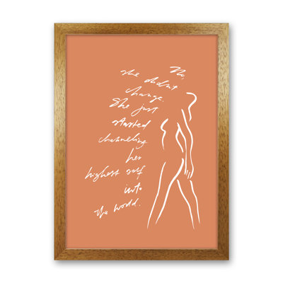 No She Didnt Change Sketch by Planeta444 - Print