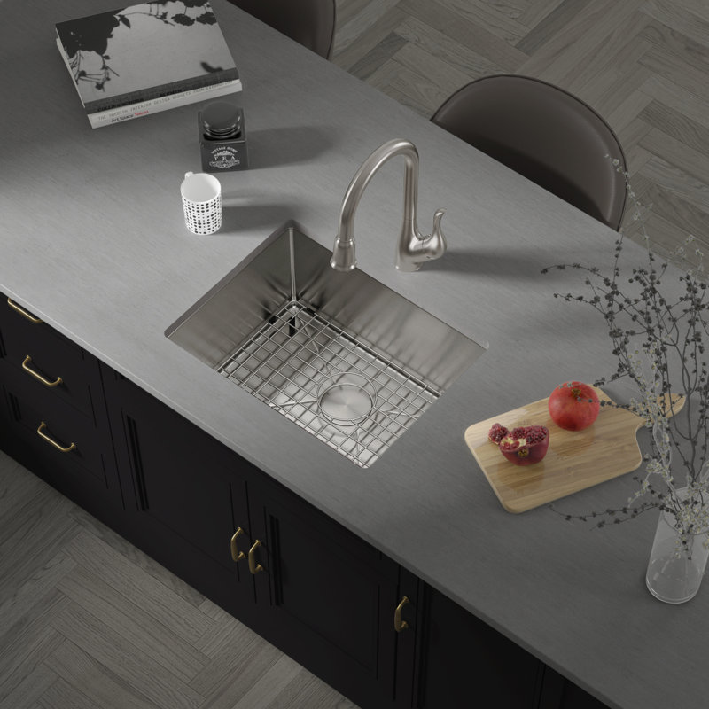 Évier de cuisine encastrable l 30 po x l 18 po avec filtre à panier