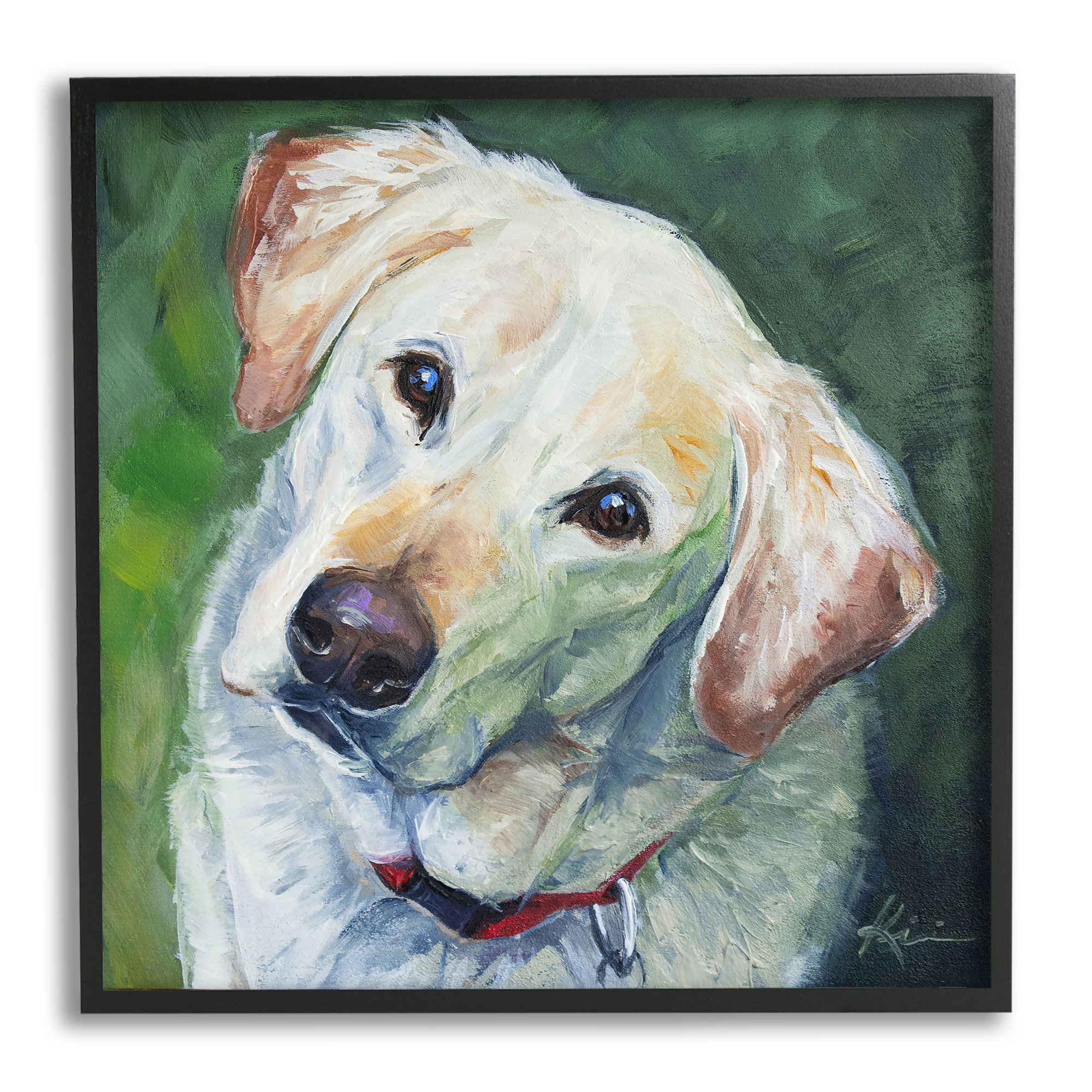 Black Lab Paw Print Acrylic Plaque