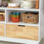 Oceane Solid Wood Top Kitchen Cart