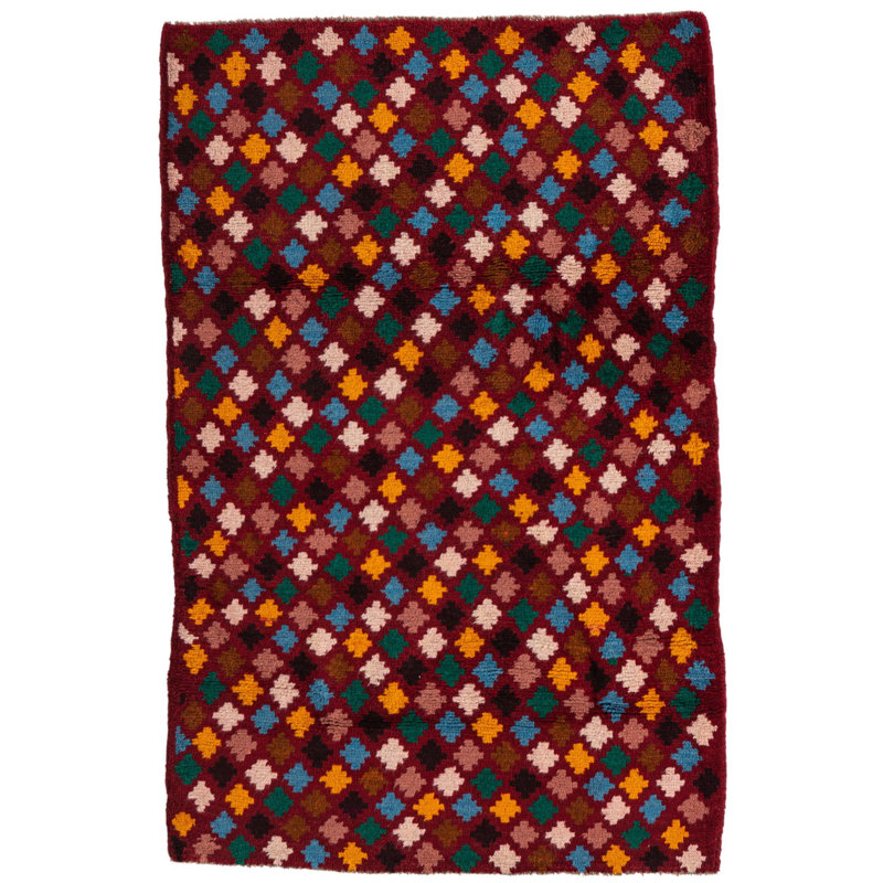 Tapis bordeaux Neela