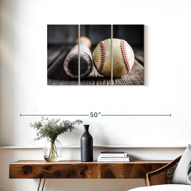 Batte et baseball Sireci, H 20 po x l 33 po