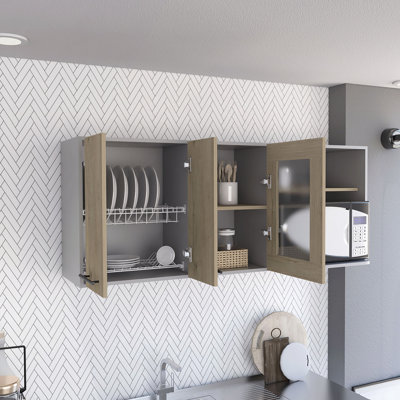 Armoire murale Retrit, cuisine, pin clair
