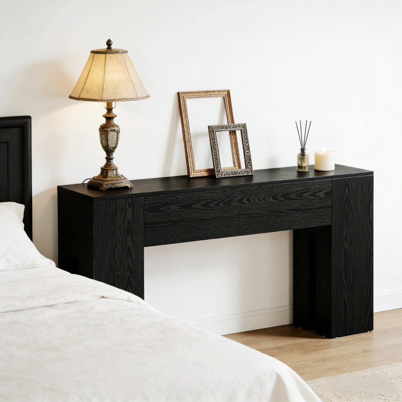 Console, table de couloir en bois