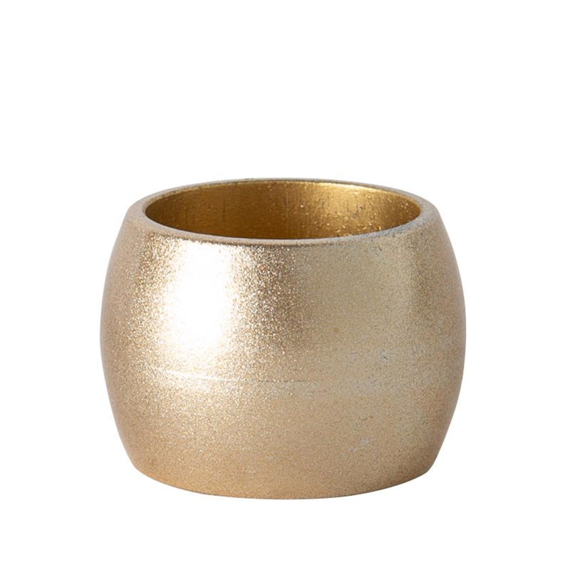 Metal Napkin Ring, Gold