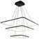 Nix 3 - Light Black LED Square/Rectangle Pendant